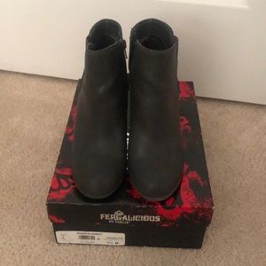 Gray Fergalicious Booties